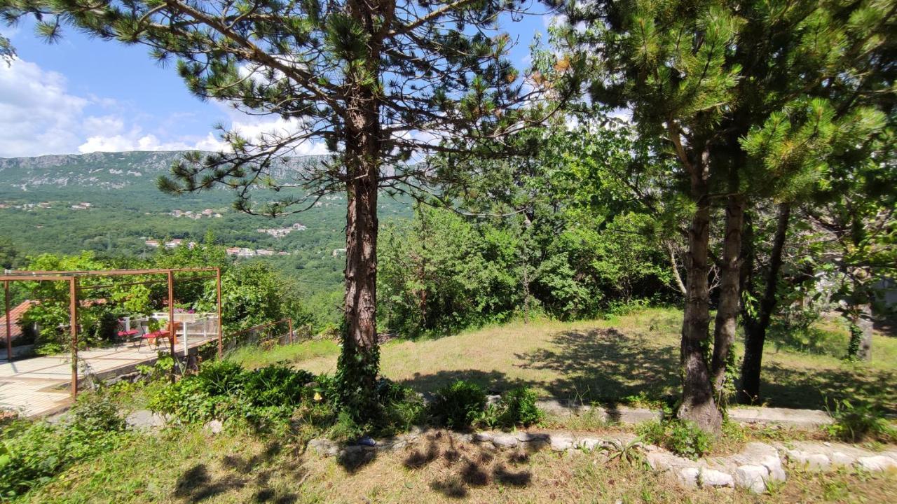 Amazing Sea-Mountain Valley View House With 3 Terraces And Huge Chill Gardens, 5Min From The Sea! Bribir (Primorje-Gorski Kotar) Exterior foto